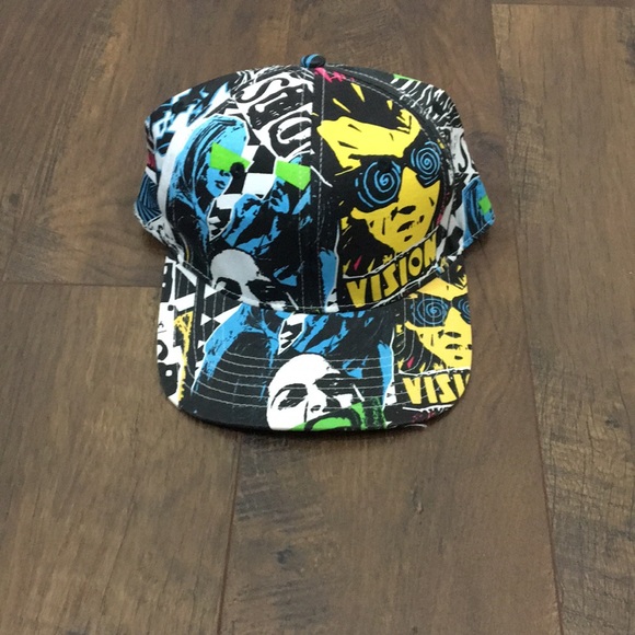 Vision Wear Other - Vision Wear funky 80’s style snap back hat